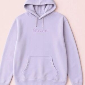 Glossier Hoodie - Lavender - Embroidered